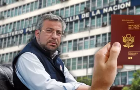 Piero Corvetto no entreg� pasaporte hallado por Fiscal�a porque est� pr�ximo a v
