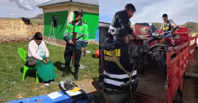 Hallan veh�culos robados en propiedad de alcalde de un centro poblado de Puno: S