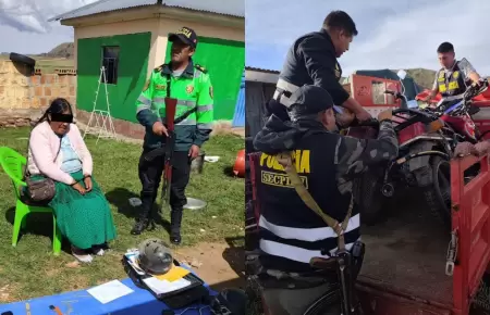 Hallan veh�culos robados en propiedad de alcalde de un centro poblado de Puno: S