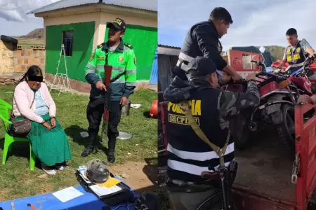 Hallan veh�culos robados en propiedad de alcalde de un centro poblado de Puno: S
