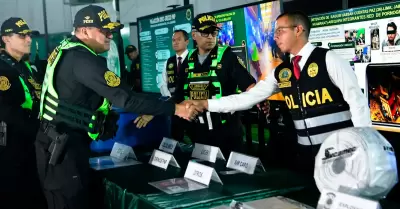 Presidente Jos� Balc�zar destac� labor de la PNP contra la delincuencia.