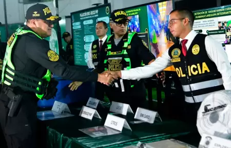 Presidente Jos� Balc�zar destac� labor de la PNP contra la delincuencia.