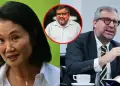 Keiko Fujimori arremete contra Piero Corvetto por elegir como abogado a Julio Arbizu, militante de Juntos por el Per�