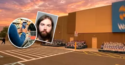El hecho se dio en un conocido supermercado.