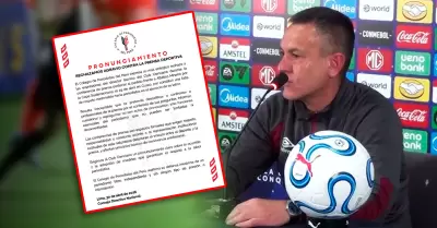 Melgarejo hizo notable su molestia con las preguntas de la prensa tras victoria 