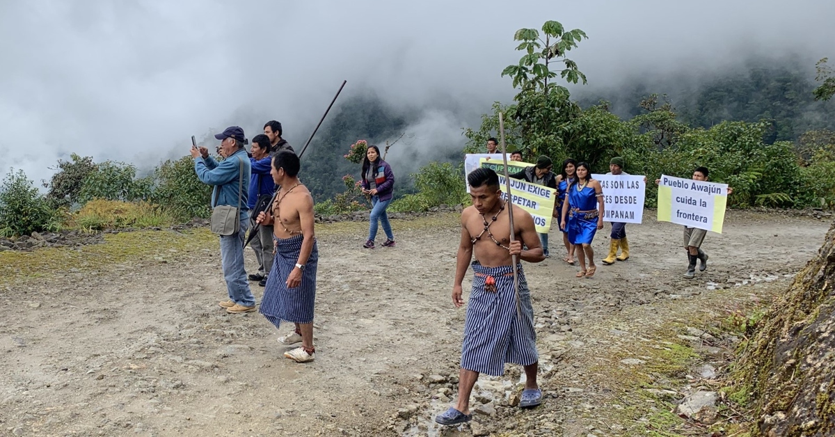 Comunidad de Kumpanam denuncia invasión de empresarios ecuatorianos en territorio fronterizo