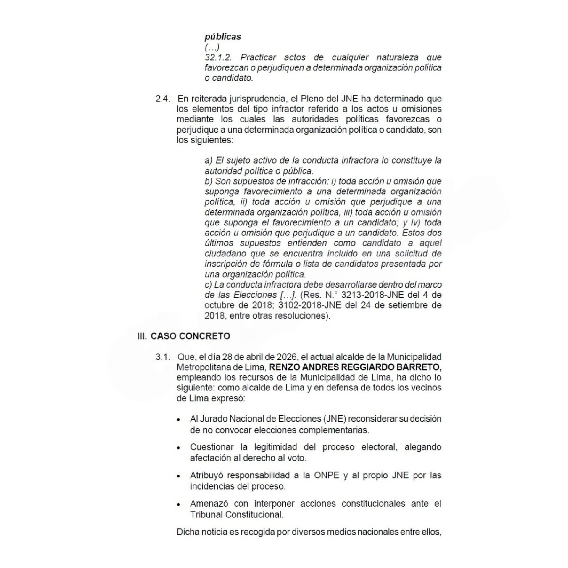 Denuncia de JPP.