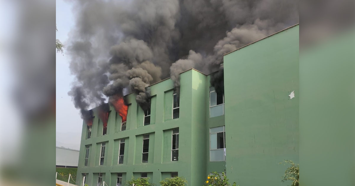 Alarma en Puente Piedra: Reportan nuevo incendio al interior de la Escuela de Suboficiales de la PNP