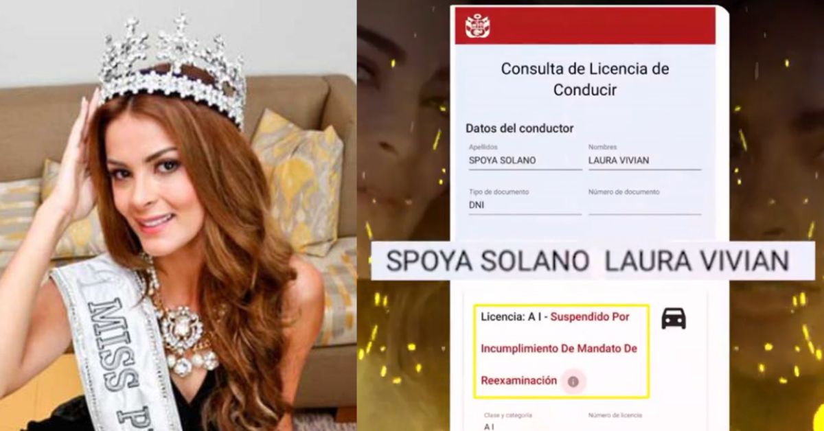 ¡Irresponsabilidad! Laura Spoya es captada manejando cuando su licencia está suspendida