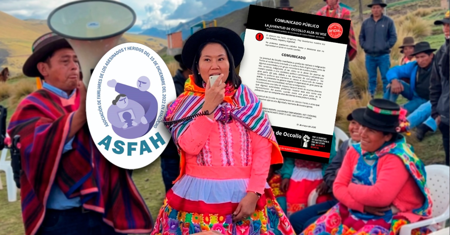 Ayacucho: Víctimas de Dina Boluarte rechazan presencia de Keiko Fujimori y cuestionan su 