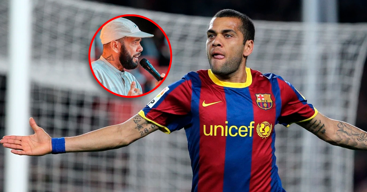 Dani Alves, exjugador del Barcelona, reaparece como predicador evangélico tras salir de prisión