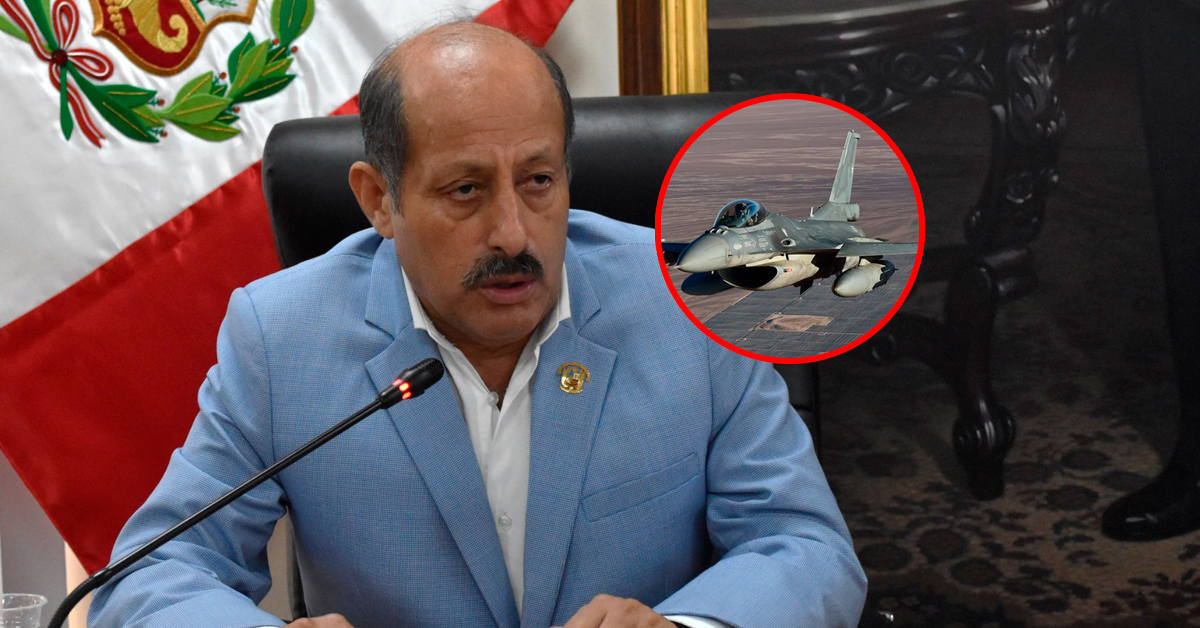 Héctor Valer advierte contradicciones en fechas de compra de los F-16 durante sesión de Defensa