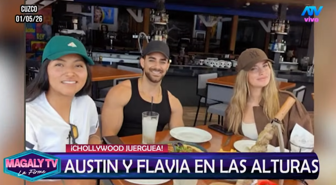 Flavia Laos y Austin Palao juntos en Cusco
