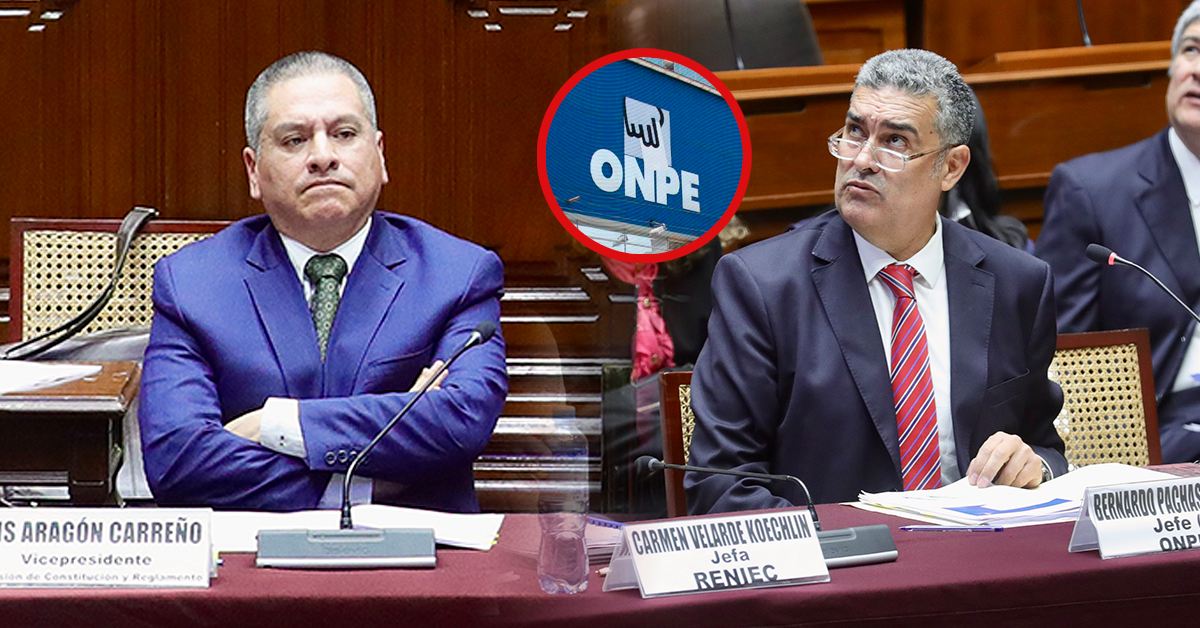 Luis Aragón cuestiona respuestas del jefe interino de la ONPE y advierte falta de claridad en proceso electoral