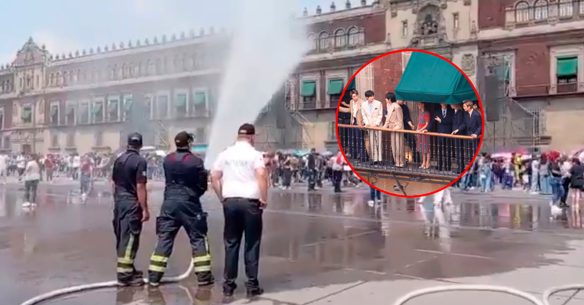 BTS en México: ARMYs tuvieron que ser 'refrescadas' por bomberos mientras esperaban ver al grupo K-Pop