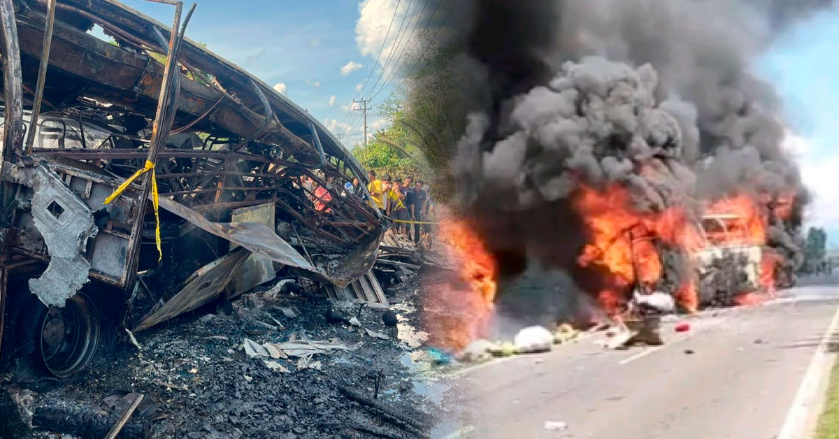 Autobús chocó contra un camión cisterna: Reportan más de 10 muertos y varios heridos
