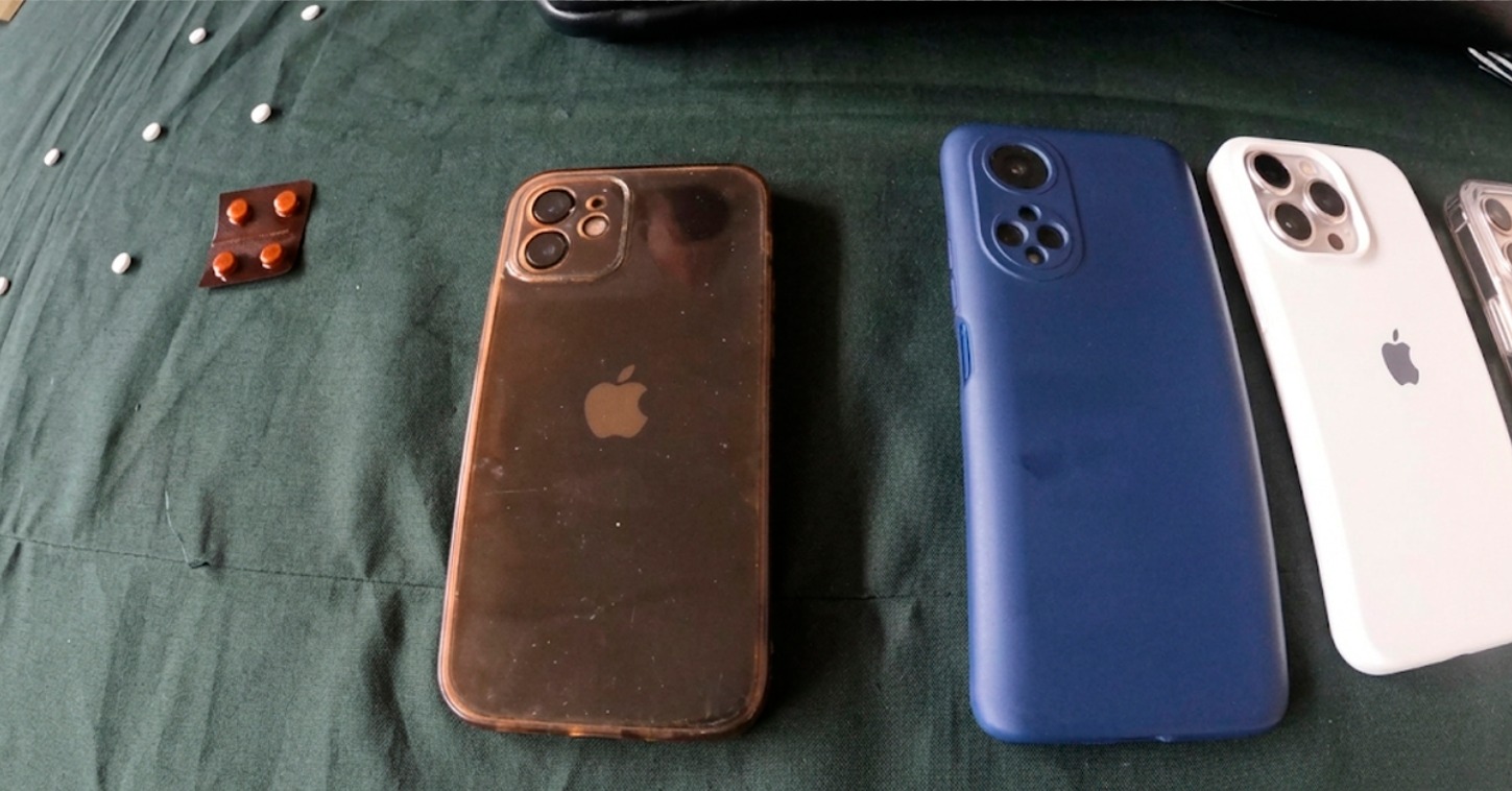 Tel�fonos de ultima gama fueron encontrados.