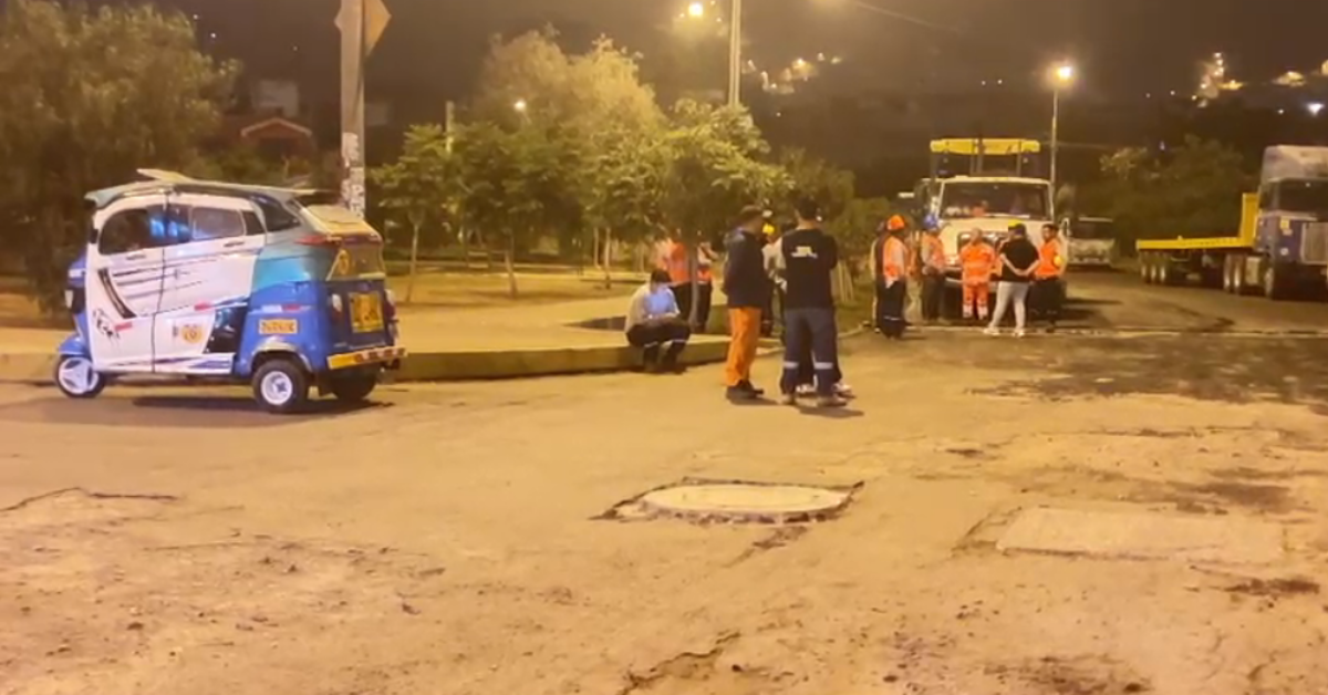 Comas: Ataque armado contra una obra de pavimentación deja un muerto y un herido