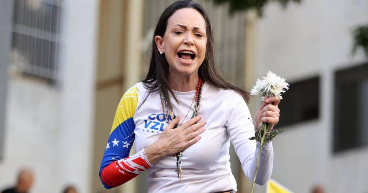 María Corina Machado afirma que Venezuela continúa siendo una dictadura bajo el mando de Delcy Rodríguez