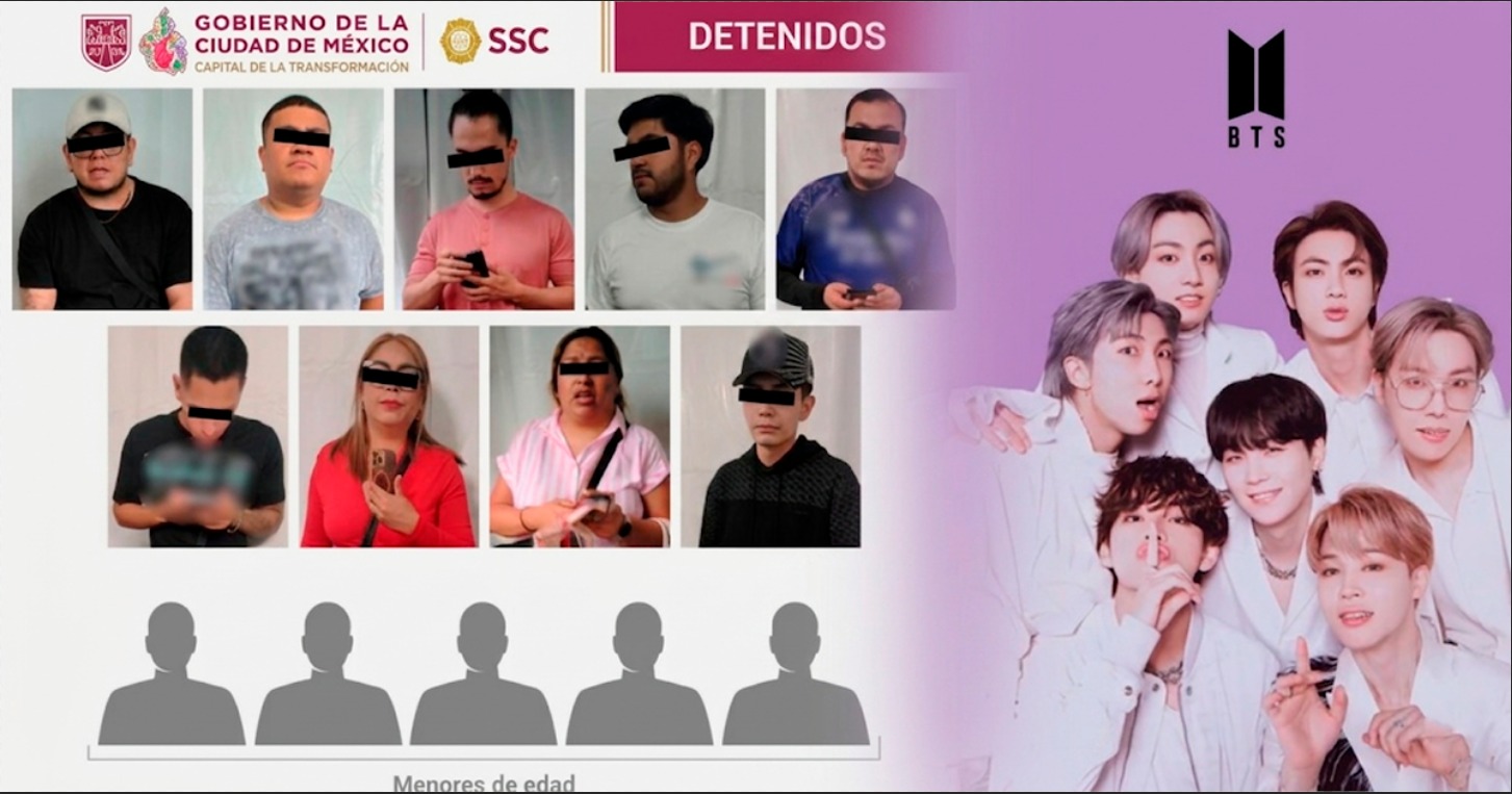 Catorce presuntos revendedores fueron detenidos por venta de entradas de BTS y robo de celulares