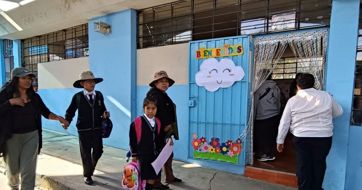Colegios en Arequipa cambian horarios de entrada por situación climática