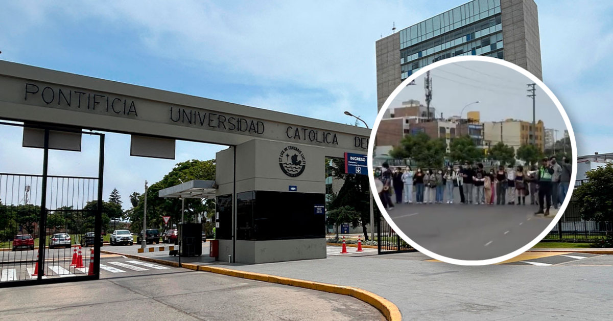 Estudiantes de la PUCP cierran parcialmente la av. Universitaria en protesta por nuevo sistema de pensiones