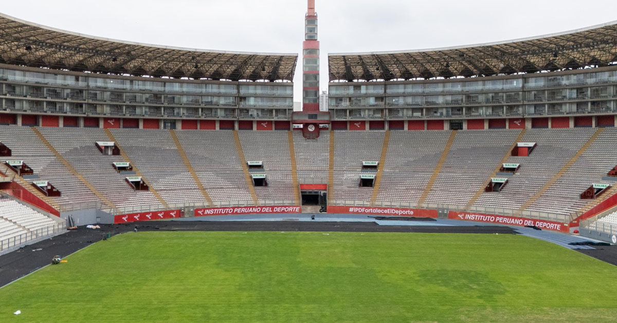 Campo del Estadio Nacional está recuperándose tras eventos no deportivos, afirma IPD: "Tal como lo ofrecimos"