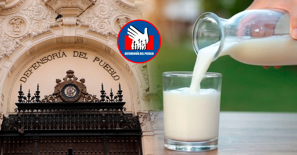 Defensoría del Pueblo interviene por denuncia de entrega de leche en mal estado en colegio de Huancabamba