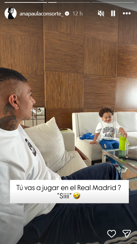 Paolo Guerrero quiere que su hijo juegue en el Real Madrid