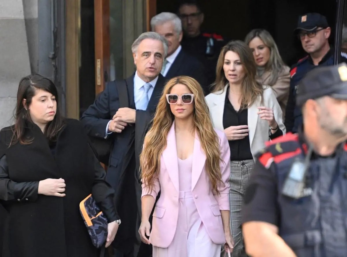 Shakira en audiencia por caso de fraude fiscal en Espa�a en 2023