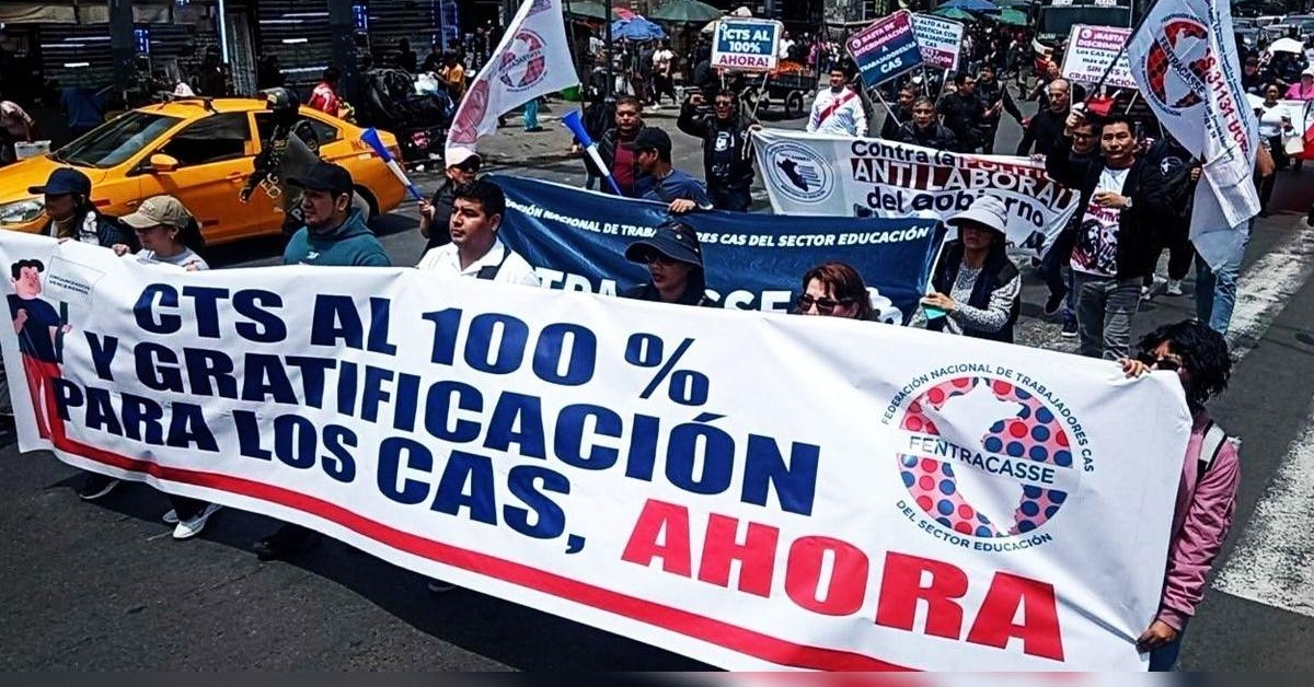 Trabajadores estatales advierten arbitraje internacional contra Perú si no se aprueban beneficios a empleados CAS