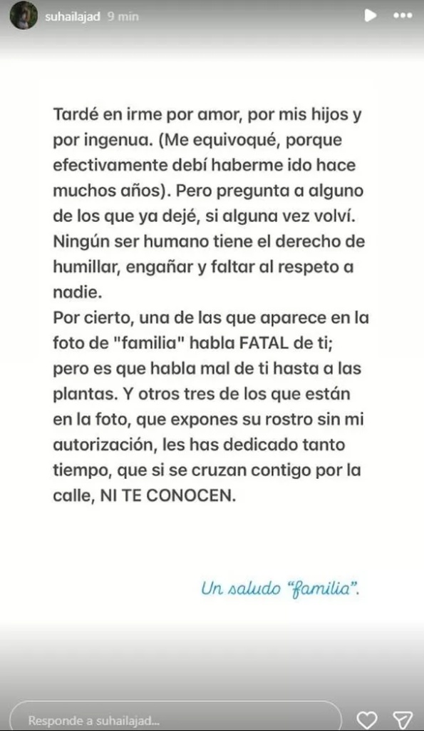 Publicaci�n de Suhaila Jad.