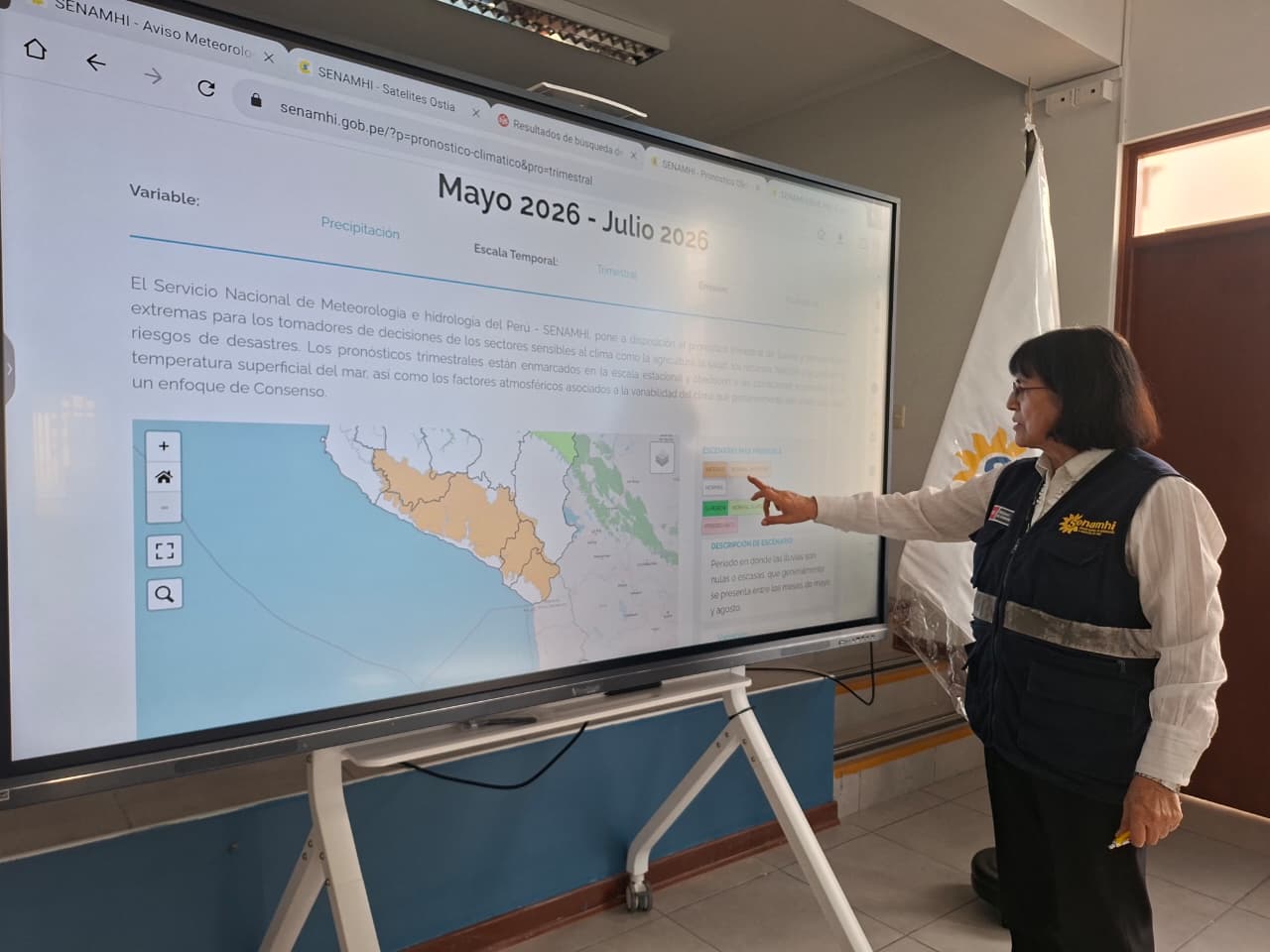 Senamhi orienta esfuerzos ante llegada de Fenómeno El Niño y monitorea temperaturas de Tacna y Moquegua por variaciones