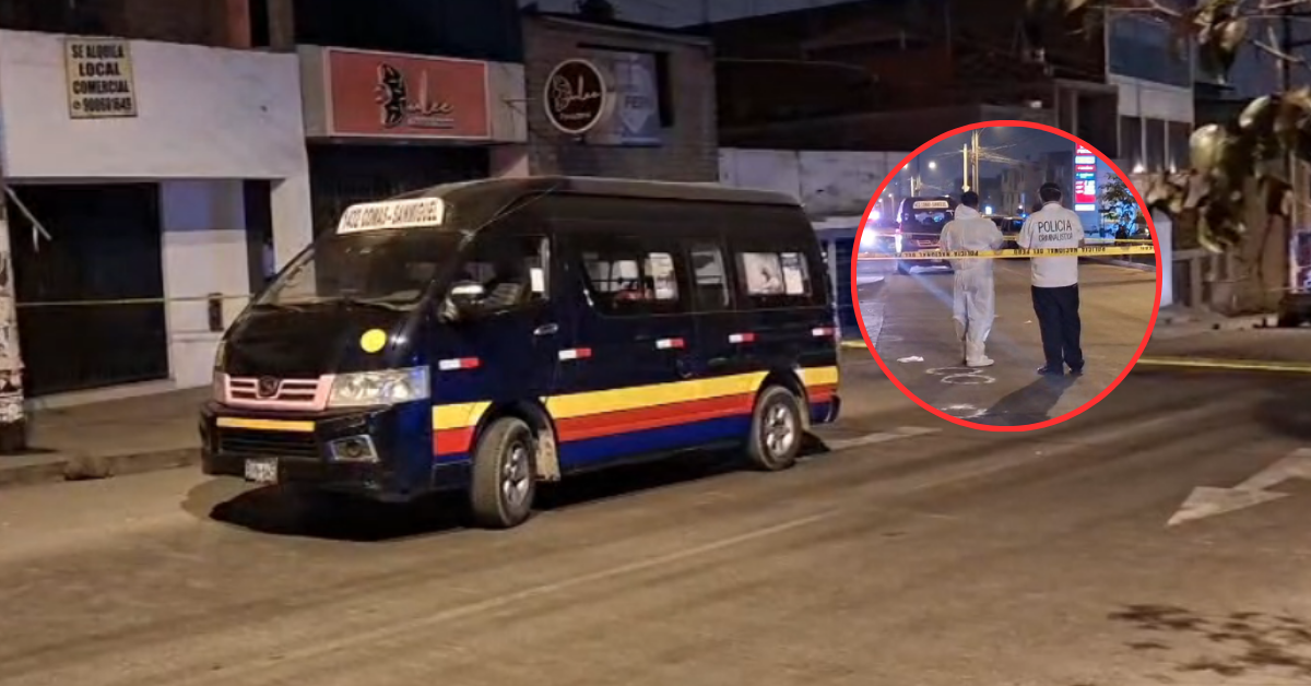 Comas: Extorsionadores asesinan a chofer de combi y dejan grave a pasajera tras feroz balacera