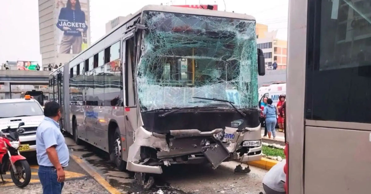 Triple choque en el Metropolitano: Siniestro que dejó 40 heridos fue ocasionado por error humano, asegura experto
