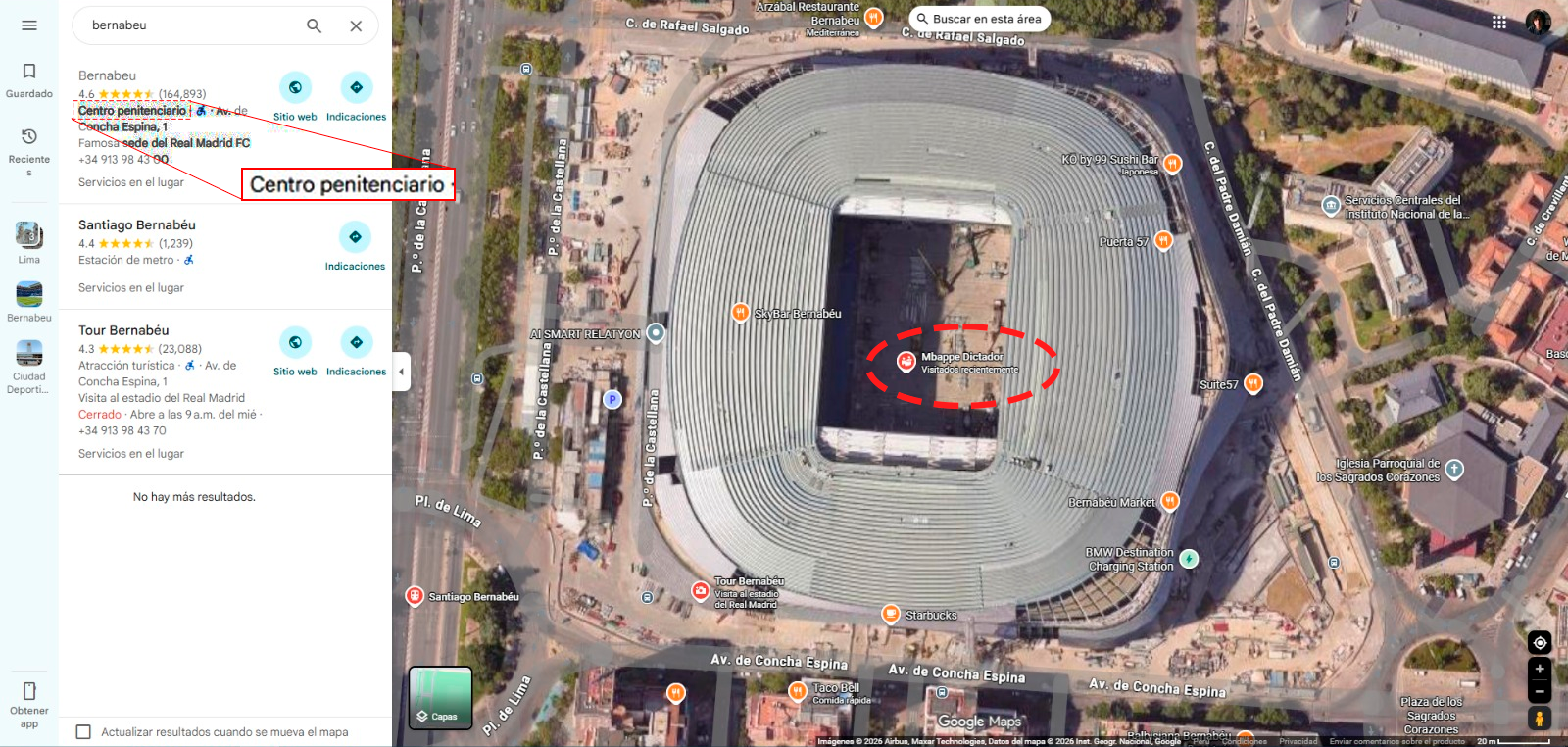 Personas denominador el estadio "Centro Penitenciario"