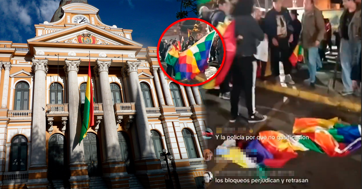 Gobierno de Bolivia condena ataques contra la Wiphala durante manifestaciones en La Paz