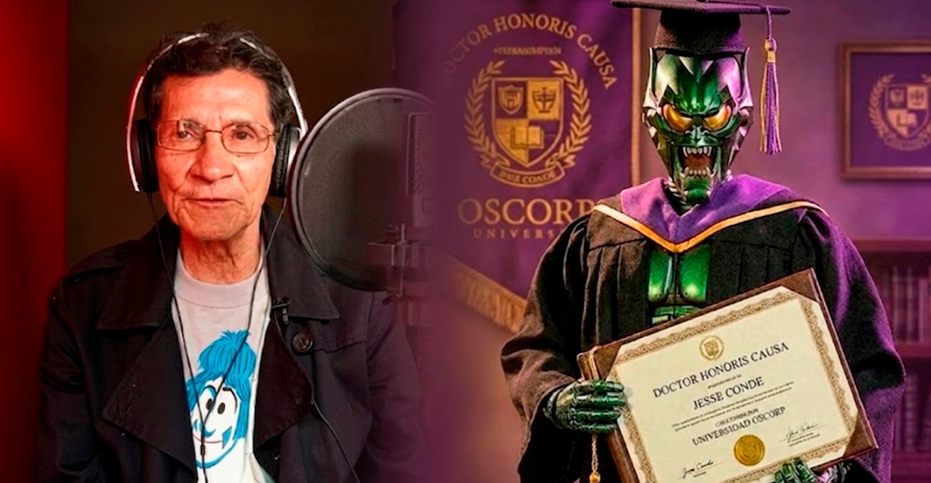 Jesse Conde: La icónica voz del Duende Verde y el Señor Cara de Papa recibe Doctorado Honoris Causa