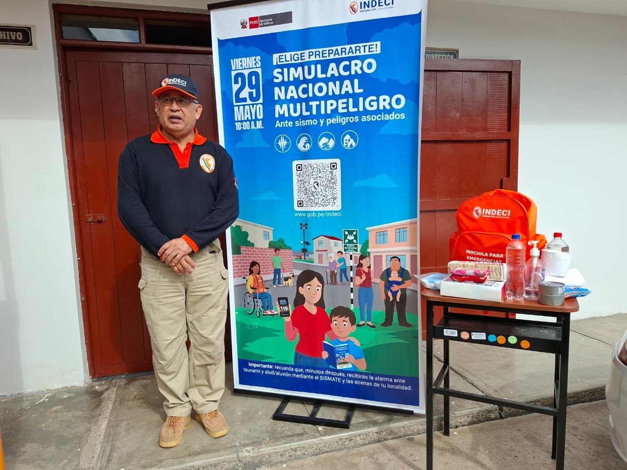 INDECI exhorta a Tacna a prepararse ante eventual terremoto y tsunami