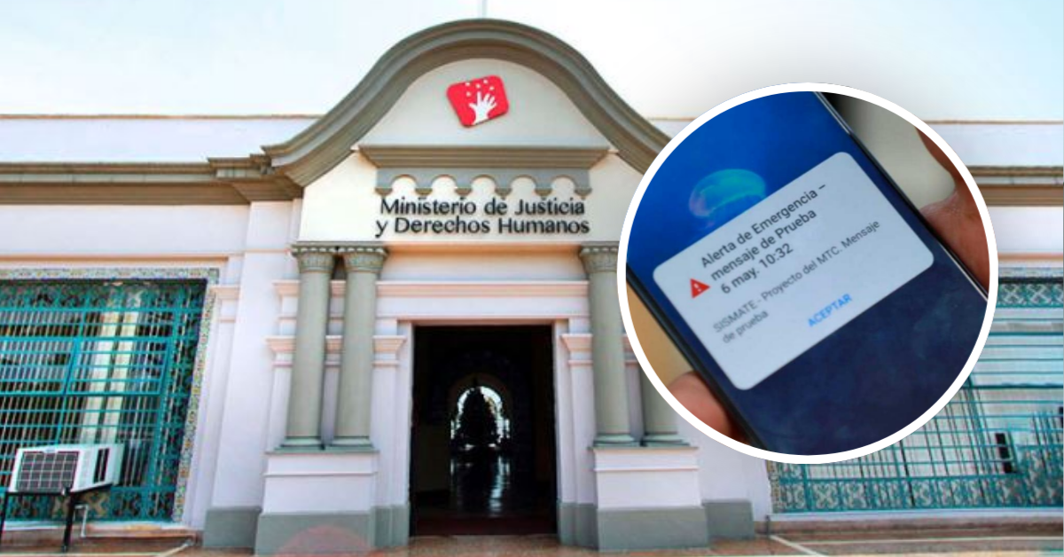 Minjusdh anuncia investigación por falsas alertas del SISMATE debido a un 