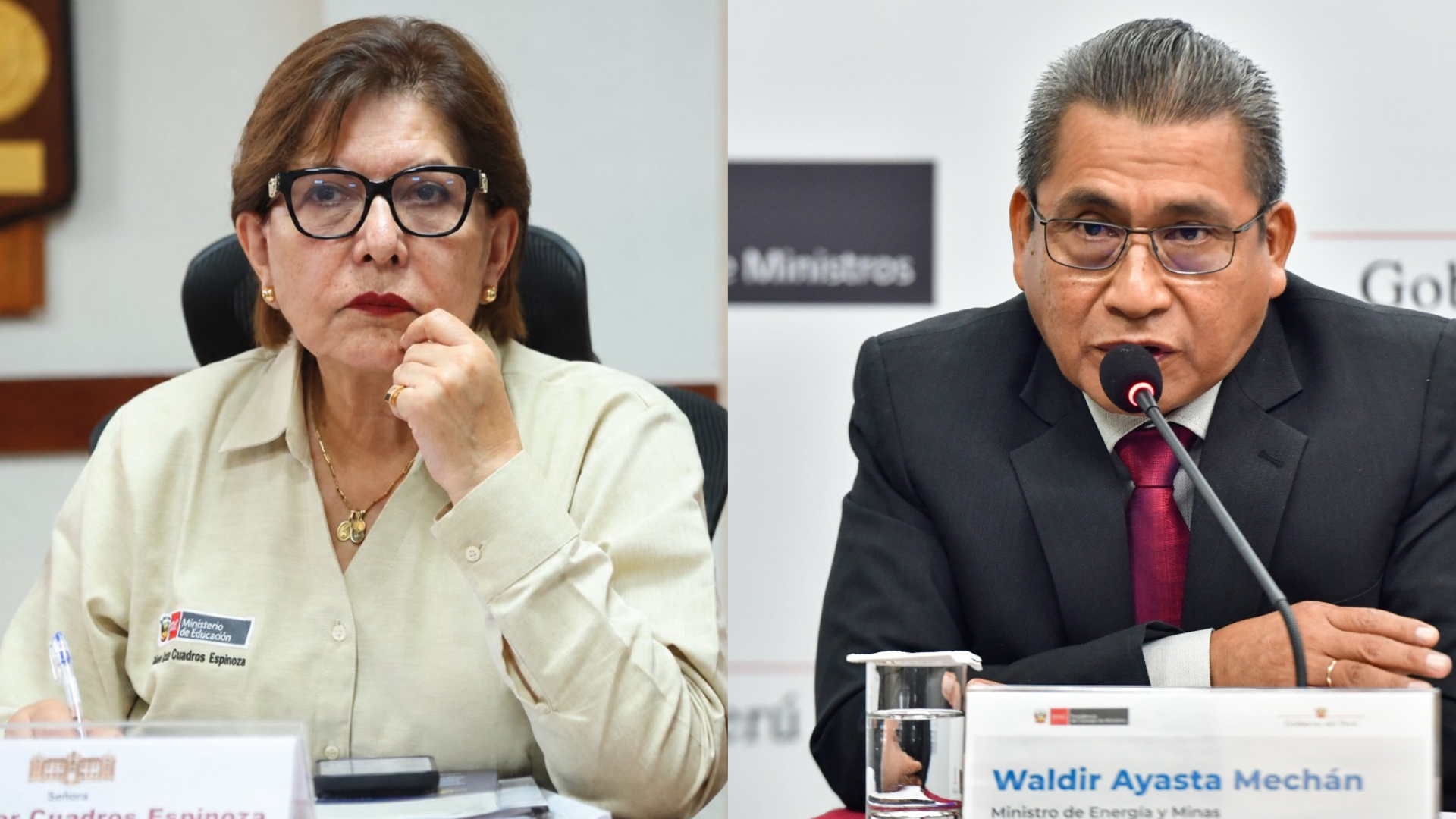 Titulares de Educación y de Energía y Minas viajarán al extranjero para participar en foros y conferencias