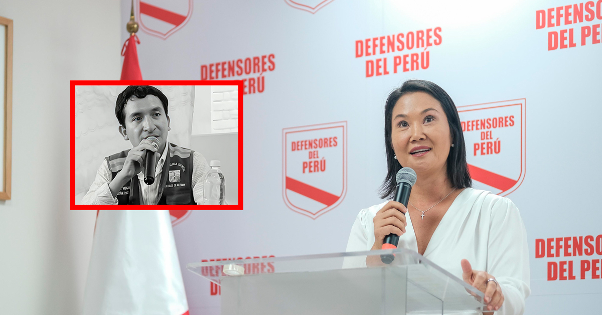 Keiko Fujimori lamenta asesinato del alcalde de Veintiséis de Octubre: 