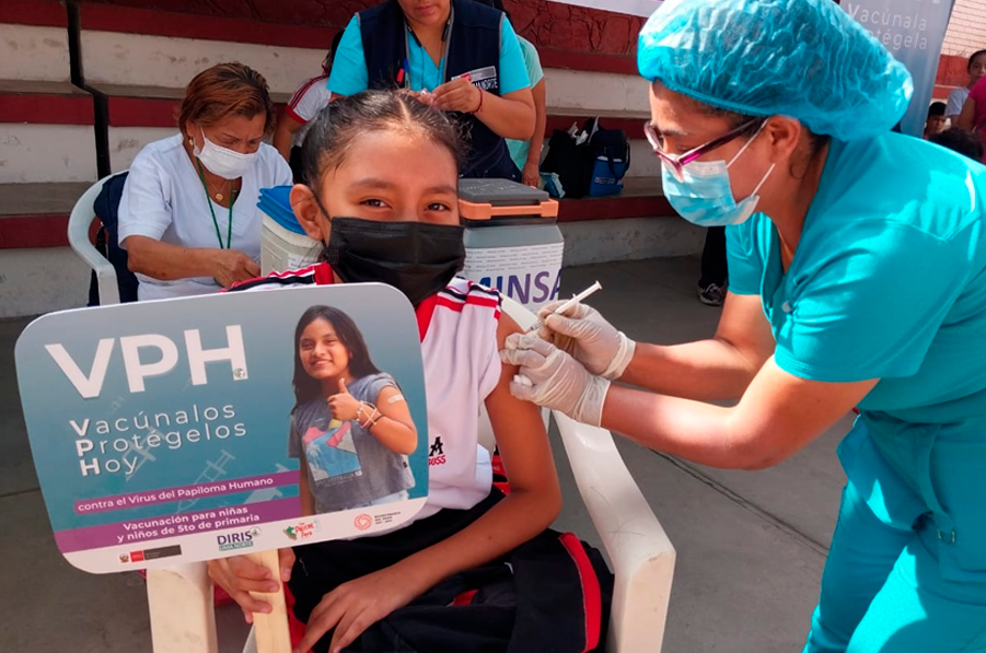 Una sola dosis de vacuna contra el VPH para ni�os(as) y adolescentes de 9 a 18 a�os.