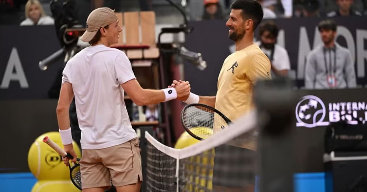 Novak Djokovic e Ignacio Buse entrenaron juntos durante la temporada.