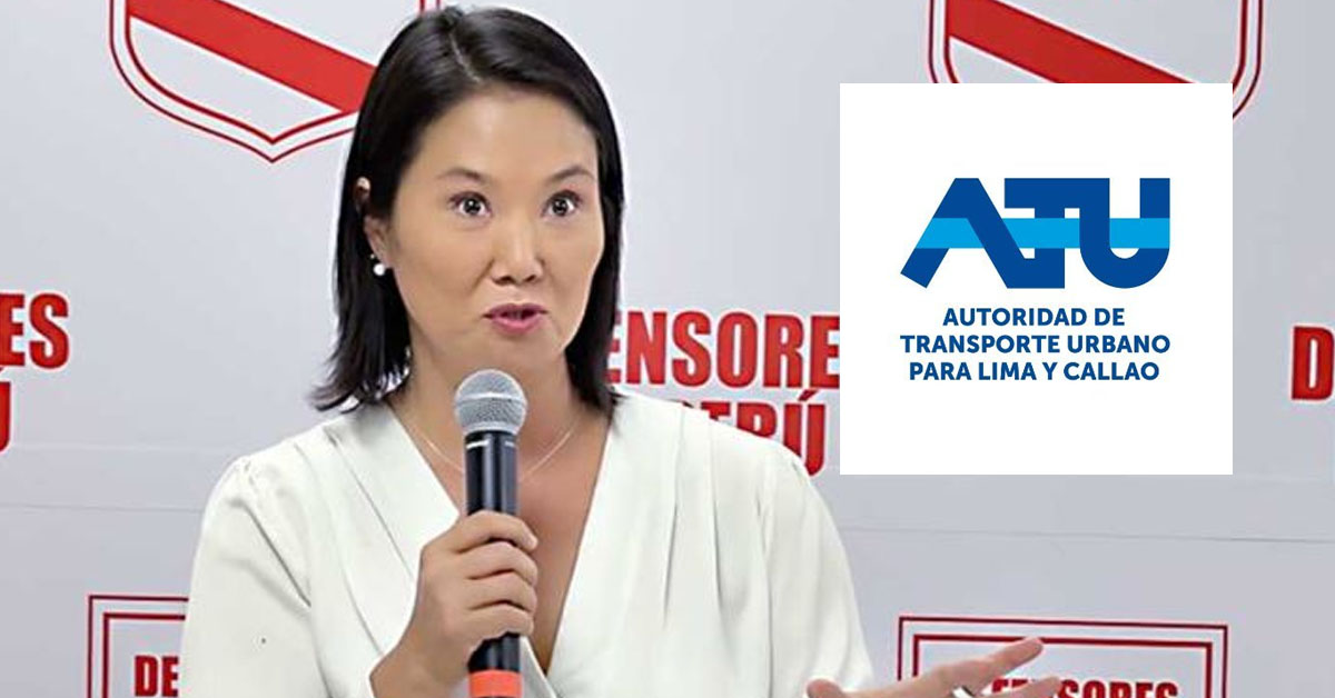 Keiko Fujimori anuncia reforma de ATU y eliminación del sistema de puntos en eventual gobierno