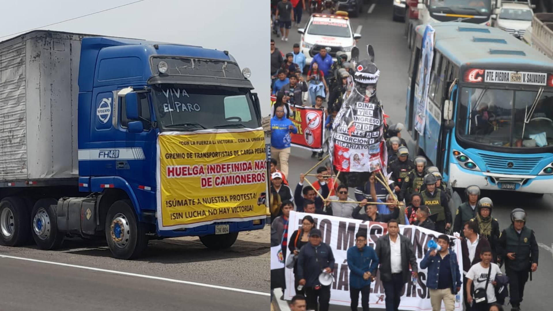 Gremios de transporte de carga y de pasajeros irán a un paro el 2 de junio si el Gobierno no atiende sus demandas