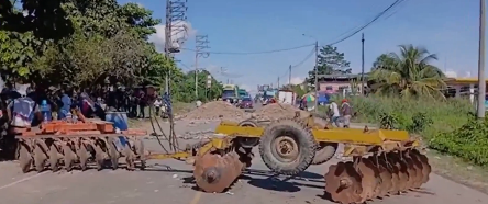 Bloqueo de Carretera en Huánuco.