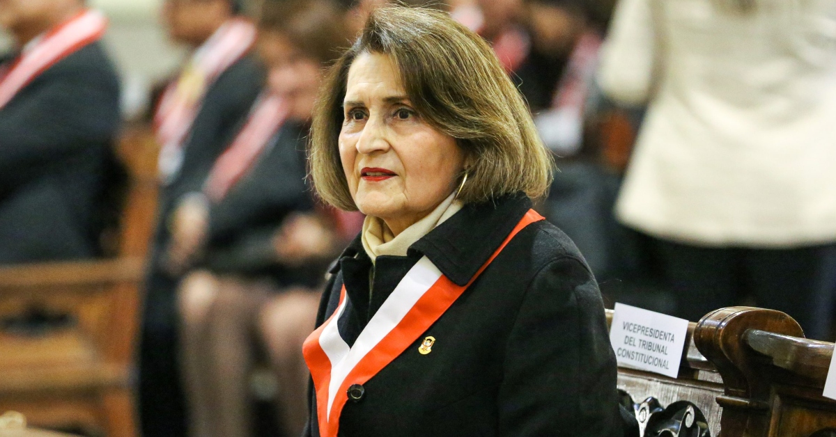 Luz Pacheco renunció a la presidencia del Tribunal Constitucional a cuatro meses de acabar su mandato