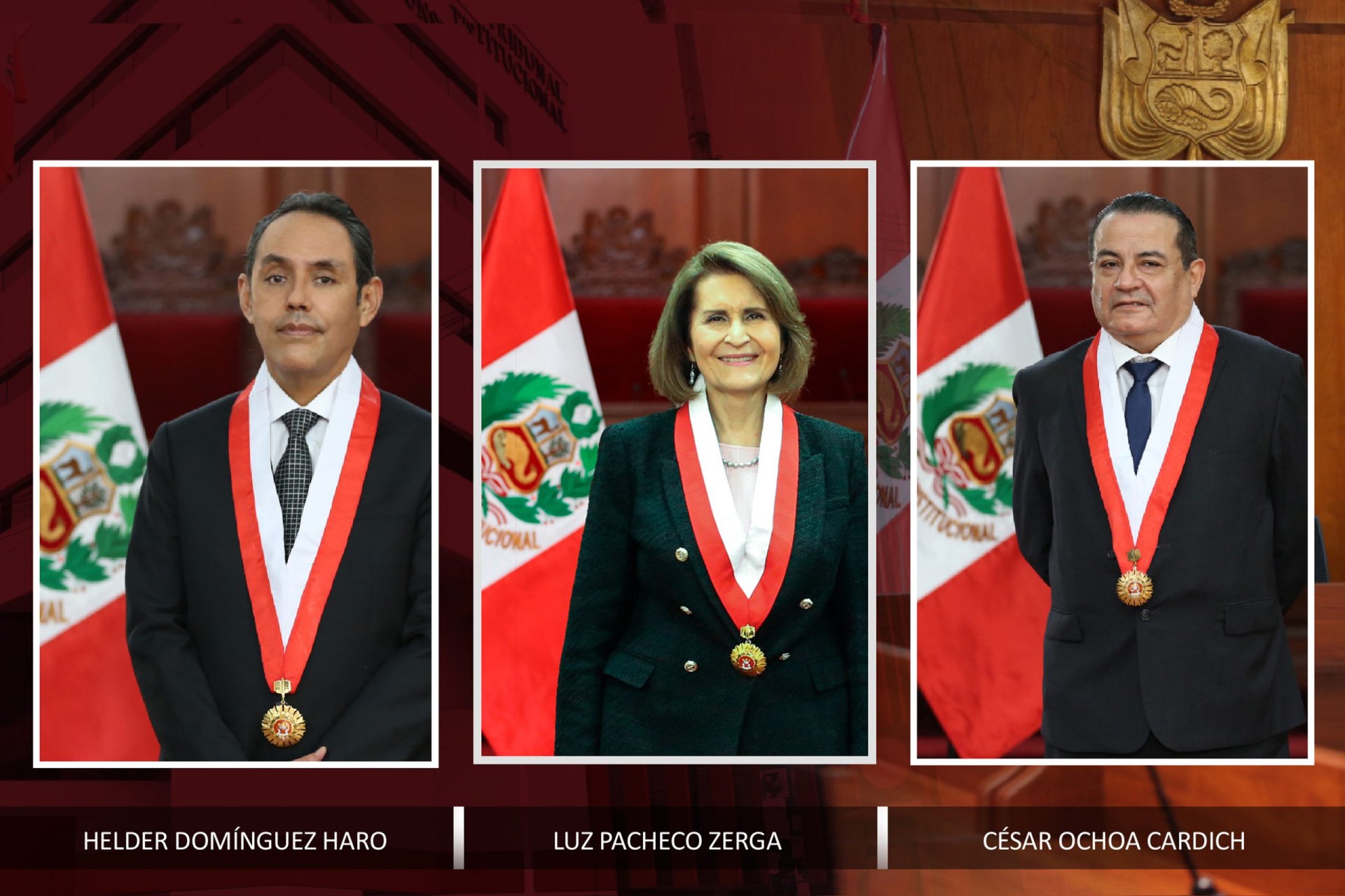 Luz Pacheco fue elegida como presidenta del Tribunal Constitucional en setiembre de 2024.