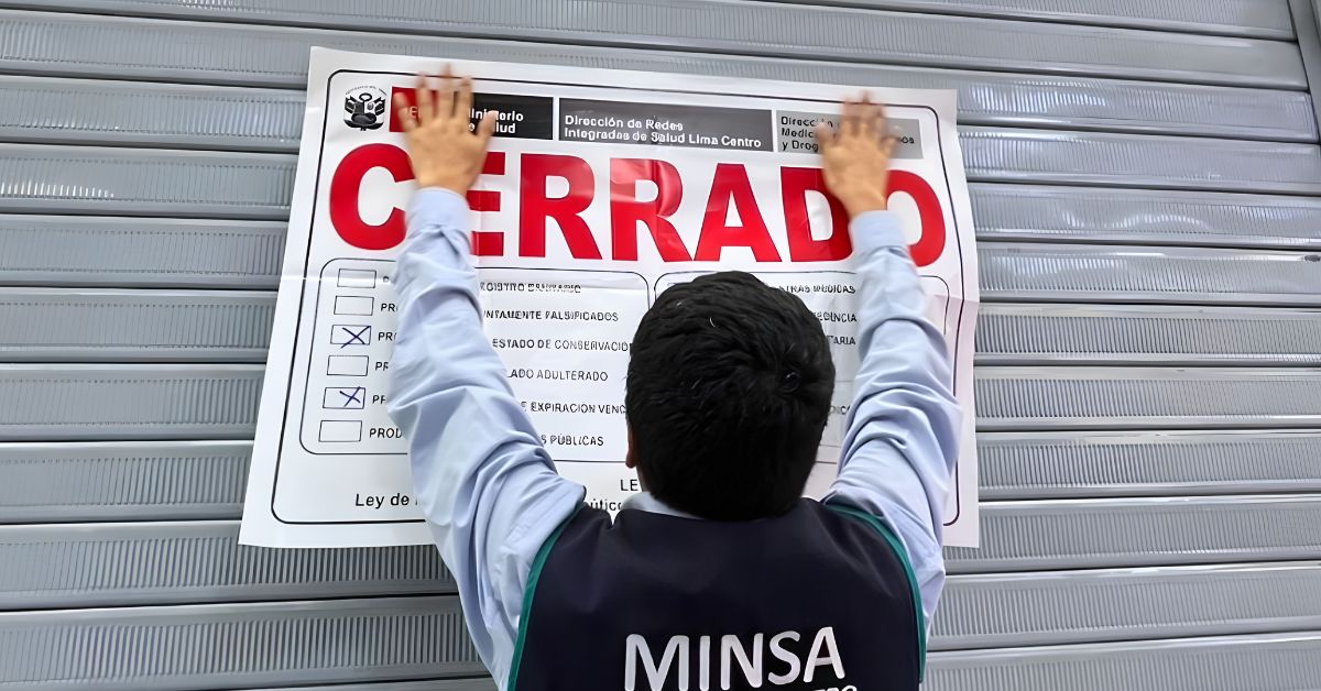 Minsa decomisa una TONELADA de medicinas ilegales y clausura nueve locales en el Cercado de Lima